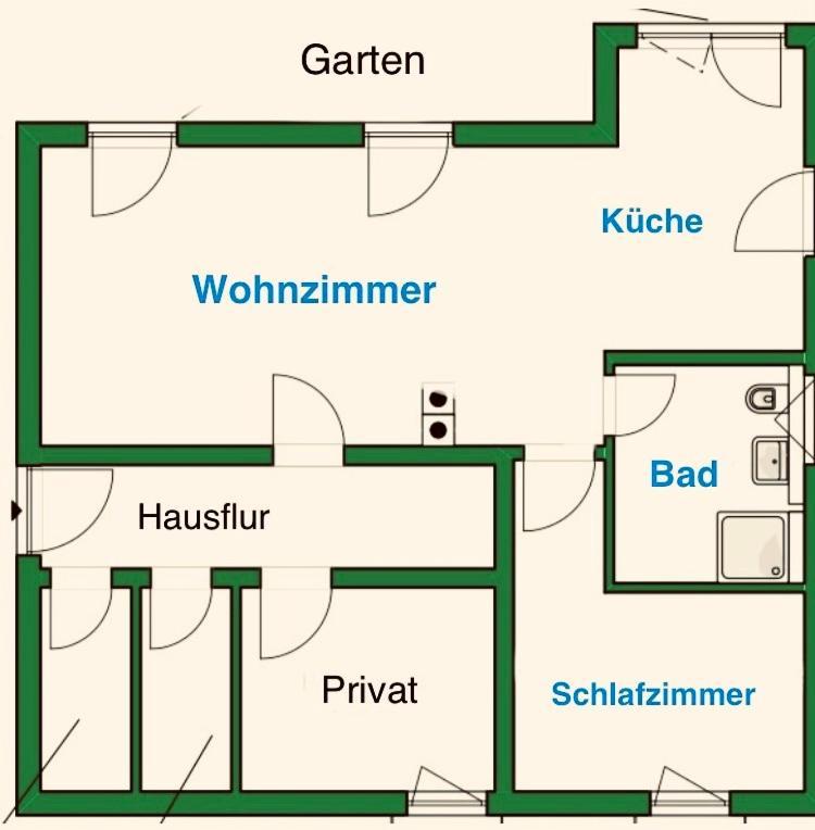 Ferienwohnung Green Garden 柏林 外观 照片